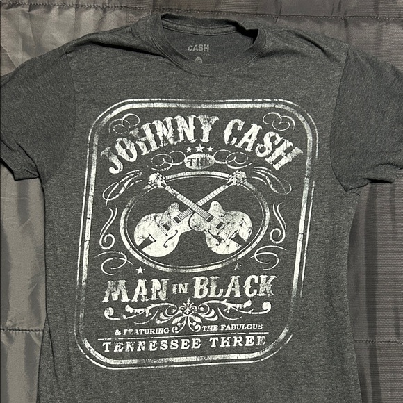 Men's Johnny Cash Graphic Tee - Charcoal - Picture 1 of 3